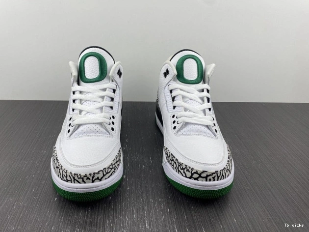 Cheap TBK 594282233 3 Pit White Crew Oregon Retro Ducks Jordan 0706
